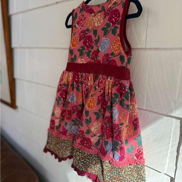 Matilda Jane Fall bouquet Dress Pink and Red Floral Dress - Picture 9 of 9